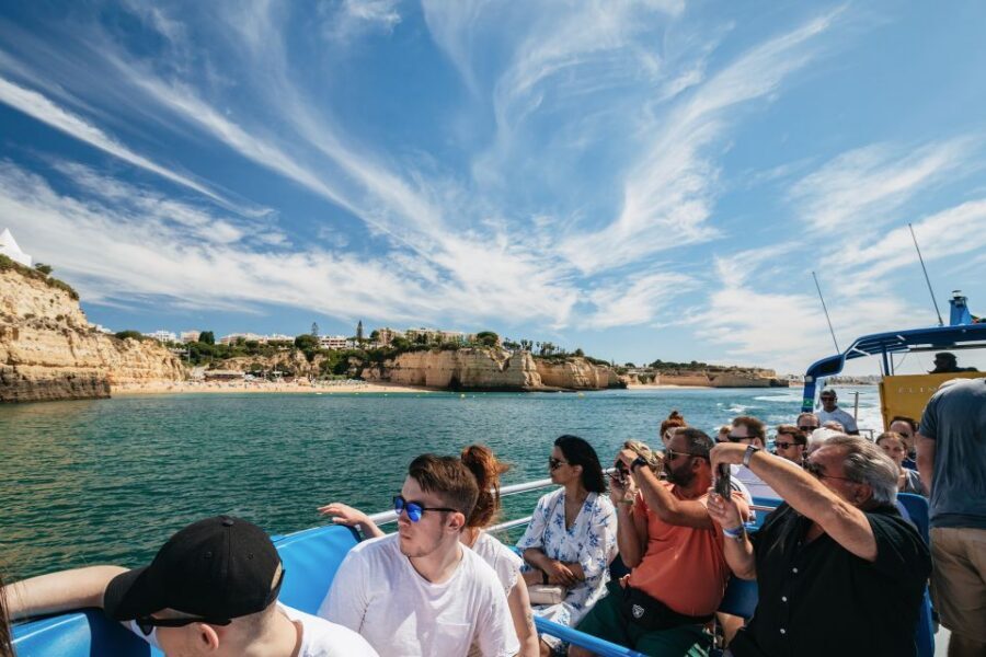 Albufeira: 2.5-Hour Benagil Caves & Dolphin Watching - Meeting Point at Gate 4 Café: Get Oriented Fast
