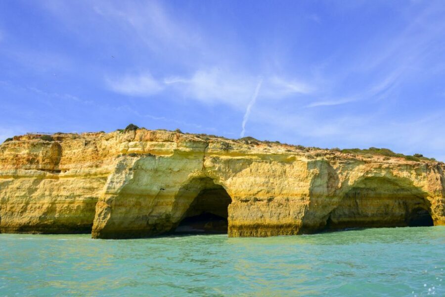 Albufeira: Benagil Caves & Dolphin Watching Speed Boat Tour - Dolphins on the way: fun, but not the guarantee