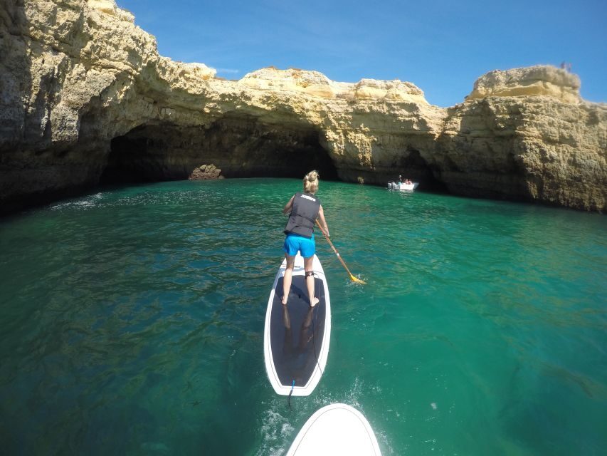 Albufeira: Caves and cliffs Paddleboarding (SUP) Tour - Praia dos Arrifes: the break, photo stop, and 15-minute swim