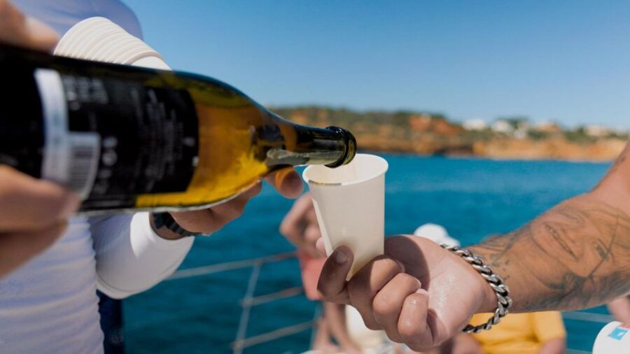 Albufeira: Caves and Coastline Catamaran Cruise to Benagil - Benagil Area: Close Views Without Cave Entry
