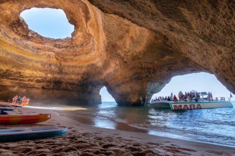 Albufeira: Caves and Coastline Catamaran Cruise to Benagil - The Route: São Rafael, Coelha, Gale, Salgados, and Armação de Pêra