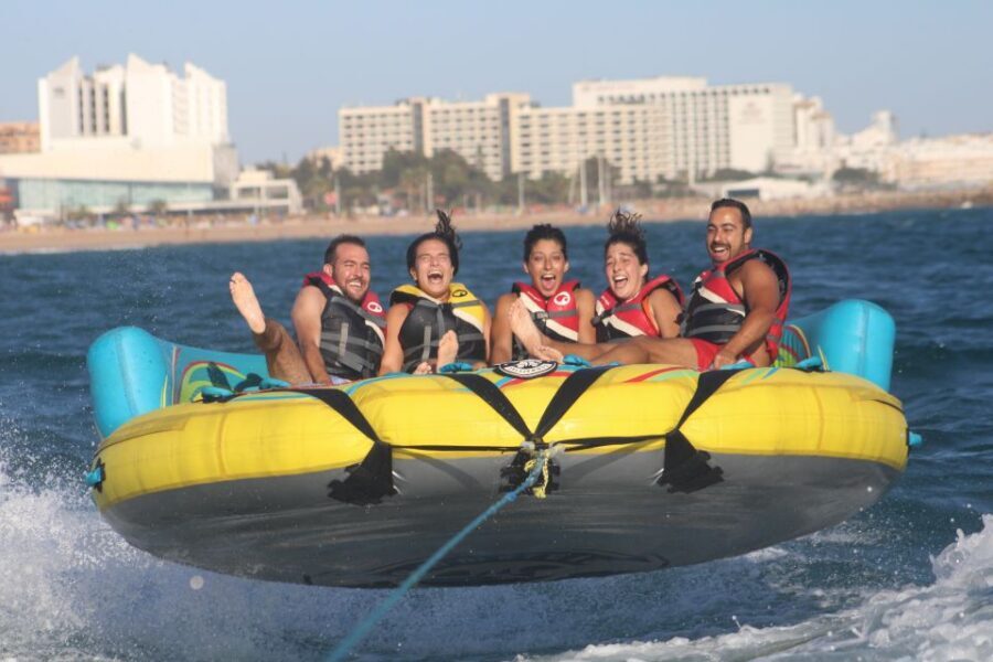 Albufeira: Crazy Couch Ride - Where it starts: Rocha Baixinha beach and your quick check-in