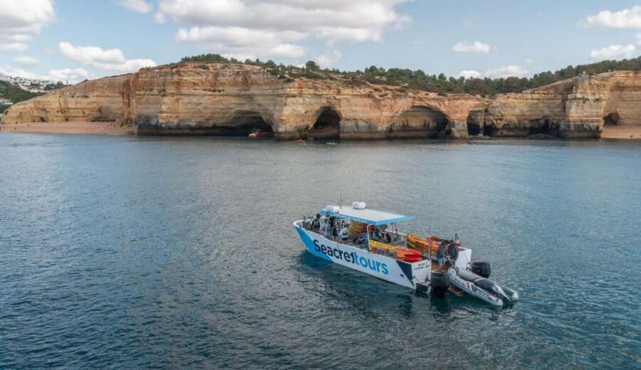 Albufeira Marina: Benagil Cave to Marinha Beach Kayak Tour - From Albufeira Marina to your first kayak stroke