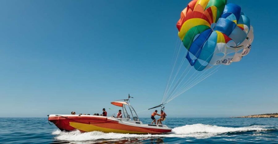 Albufeira: Parasailing Boat Trip - The flight plan: how the parasailing launch actually feels