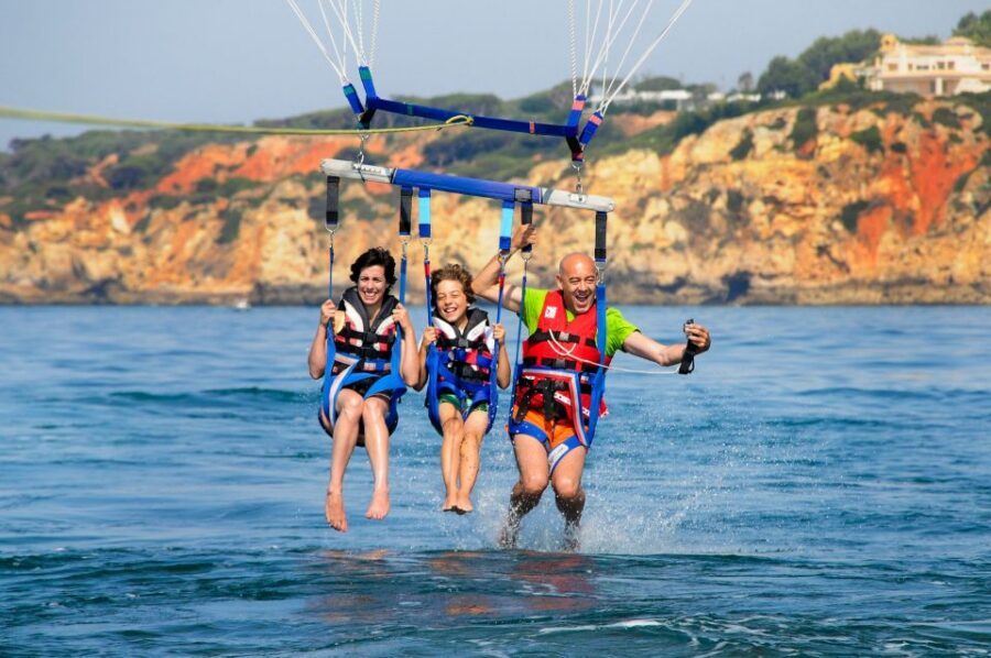 Albufeira: Single, Double or Triple Parasailing Tour - The Boat Ride and How You End Up Flying as a Single, Double, or Triple