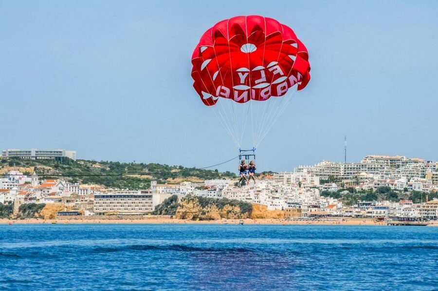 Albufeira: Single, Double or Triple Parasailing Tour - The Takeoff and Up in the Air: What 80 Meters Really Looks Like