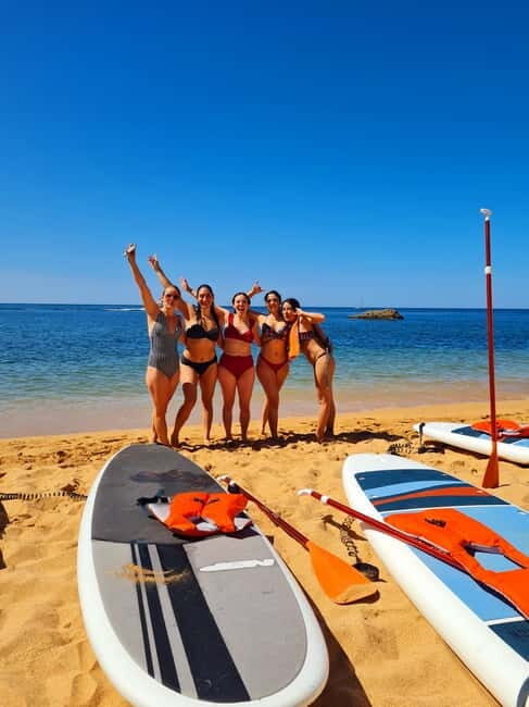 Albufeira SUP Secrets: Discover Albufeira’s Hidden Gems - From life vest to first turns: how the beginner lesson feels
