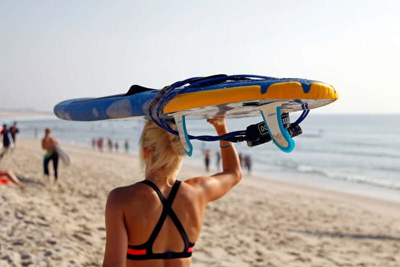 Albufeira: Surf Lesson - The low-tide timing: why your lesson starts at the best moment