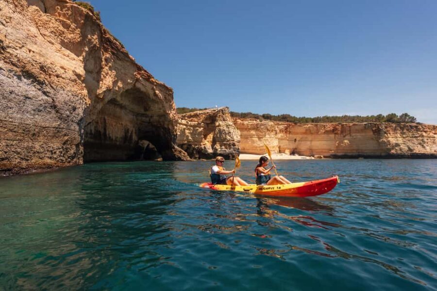 Algarve: Benagil Sea Cave Sunrise or Sunset Kayak Experience - The 1.5-hour flow: where your time actually goes