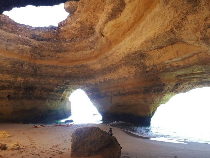 Algarve: Boat Trip to the Caves of Benagil - Inside the caves: Paraiso, Carvoeiro, and Benagil