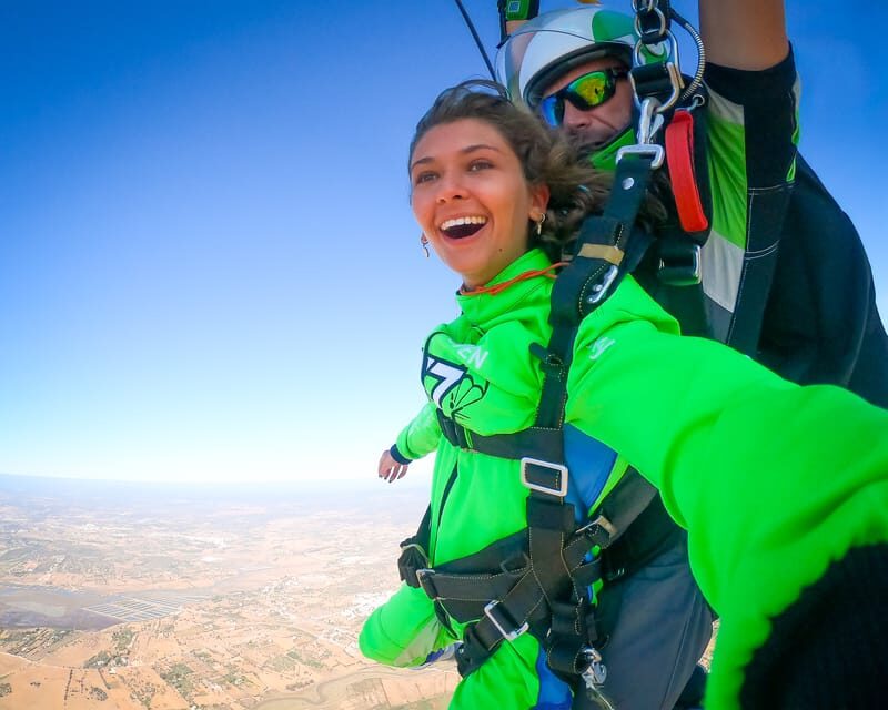 Algarve: Tandem Skydiving Adventure 15,000 to 10,000 Feet - Free Fall and Parachute Timing: What You Actually Experience