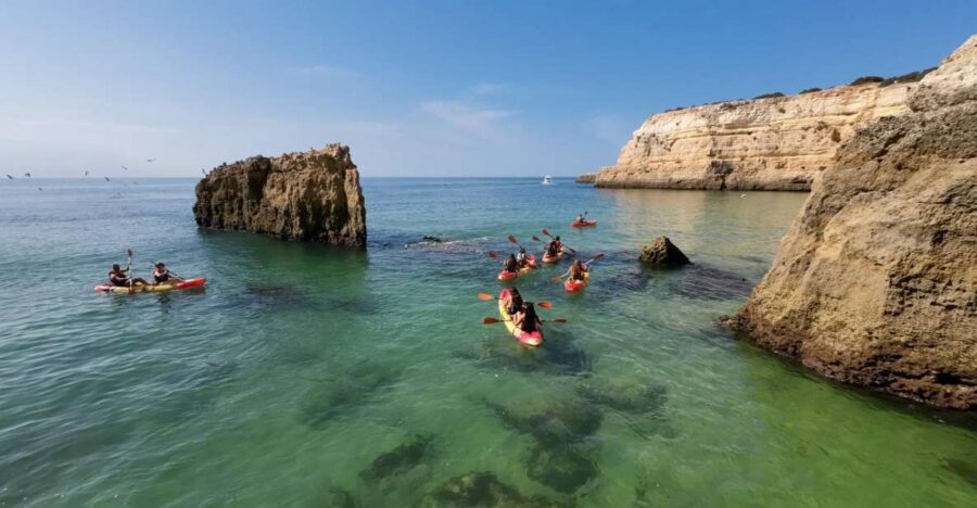 Armação de Pêra: 2-Hour Wild Beaches and Caves Kayak Tour - The 2-hour route: what each stop feels like