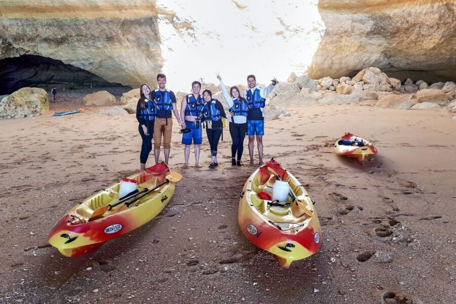 Benagil: Benagil Caves and Secret Spots Guided Kayaking Tour - Secret spots and wildlife clues you might miss from a boat