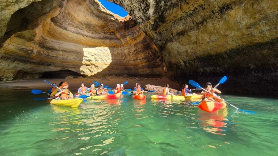 Benagil: Caves, Beaches, and Secret Spots Guided Kayak Tour - Key things to know before you kayak Benagil Caves
