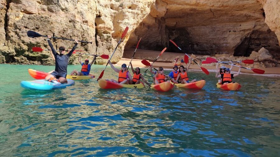 Benagil: Caves, Beaches, and Secret Spots Guided Kayak Tour - Inside the main Benagil caves: why time matters