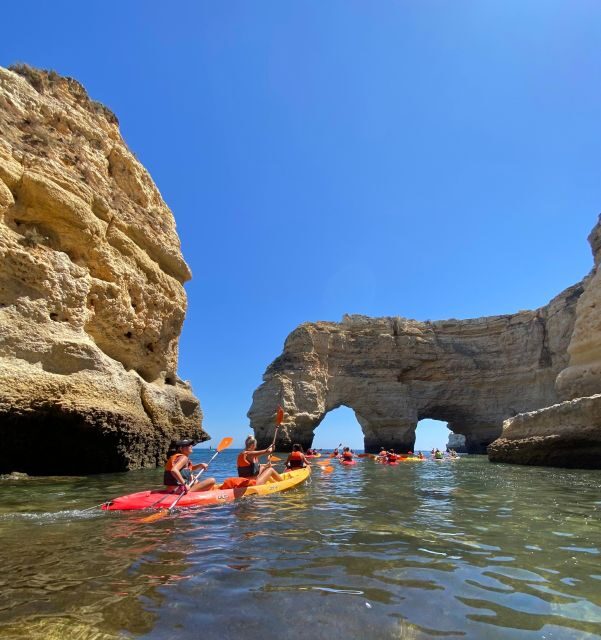 Benagil: Caves, Coves & Secret Beaches Guided Kayaking Tour - Getting There: Meet at O Pescador Benagil and Save Time
