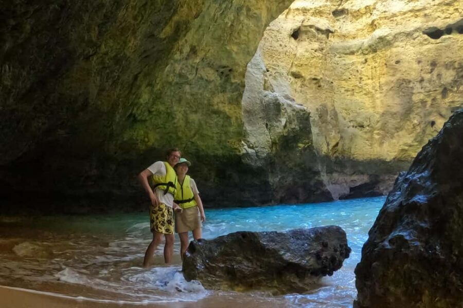 Benagil Caves: Kayaking Tour with a Local Guide - The 2-hour route: caves first, then coast, then a swim