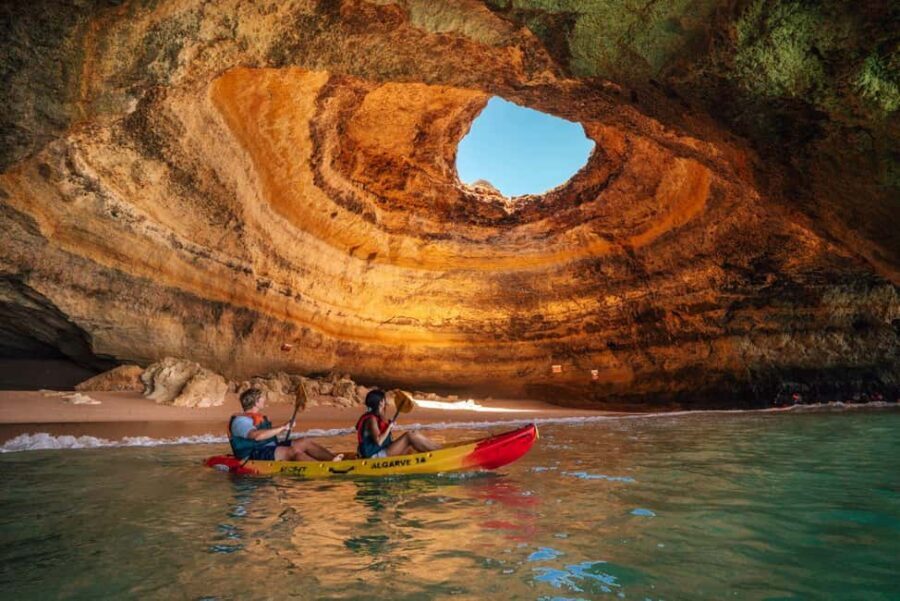 Benagil: Guided Kayaking Tour to the Benagil Cave - Where You Meet: Benagil Area Parking, Office Location, and Timing