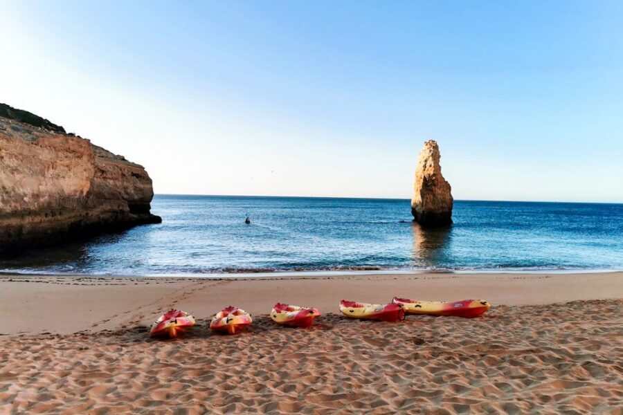 Benagil: Guided Kayaking Tour to the Benagil Cave - The Paddle Along the Algarve: Marinha, Benagil, and Carvalho from the Water