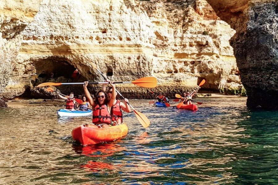Benagil: Guided Kayaking Tour to the Benagil Cave - Inside the Caves: What It Means to Go From Above to Under Rock