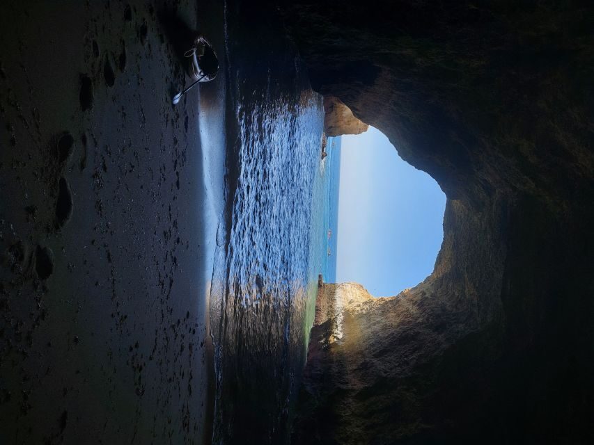 Benagil: Sunrise or Sunset Sea Kayak Tour - The guide-led cave route around Benagil (this is where the value shows)
