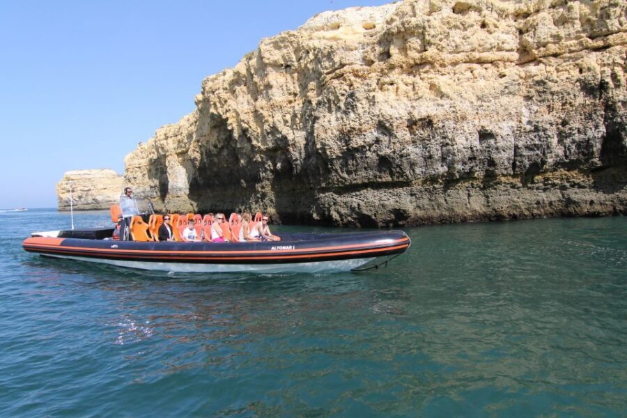 Dolphin Safari and Cave Tour in Vilamoura - Live guide details: how the tour stays informative