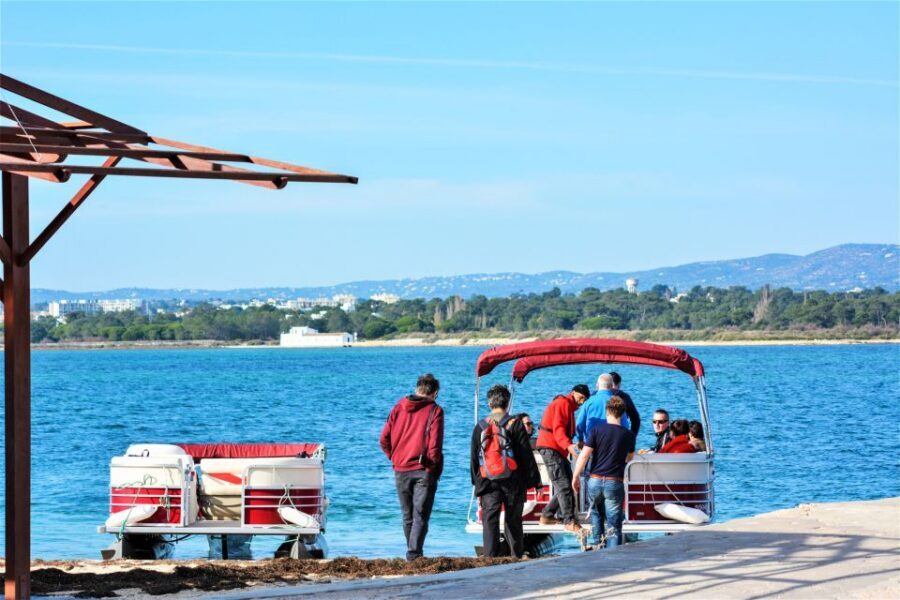 Faro: Ria Formosa Faro Islands Boat Tour - Meeting Point and Getting on Board (Islands 4 You, right by the action)