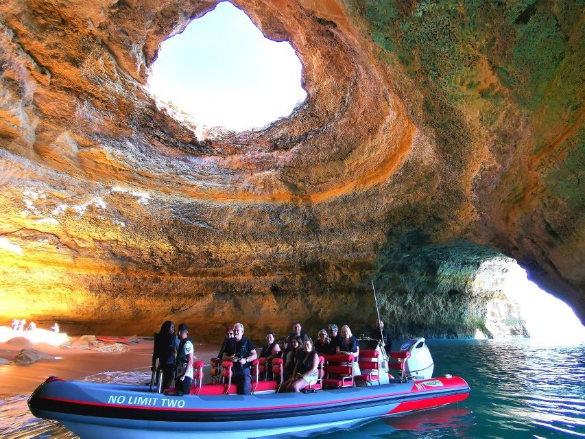 From Albufeira: Benagil Caves and Dolphins Guided Boat Tour - Dolphins in the wild: what to expect when spotting is the goal