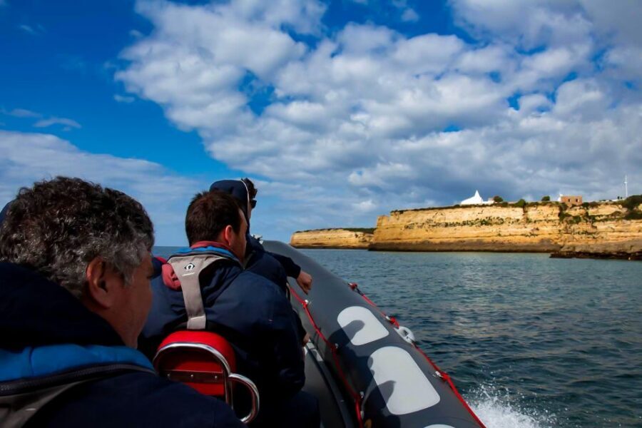 From Albufeira: Benagil Caves Excursion by Boat Private - The caves by boat: what “going inside” really means