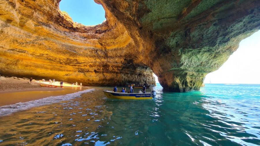 From Benagil: Coast Boat Tour with Benagil Cave - How the route unfolds: Benagil Beach, Praia da Corredoura, then Praia da Marinha