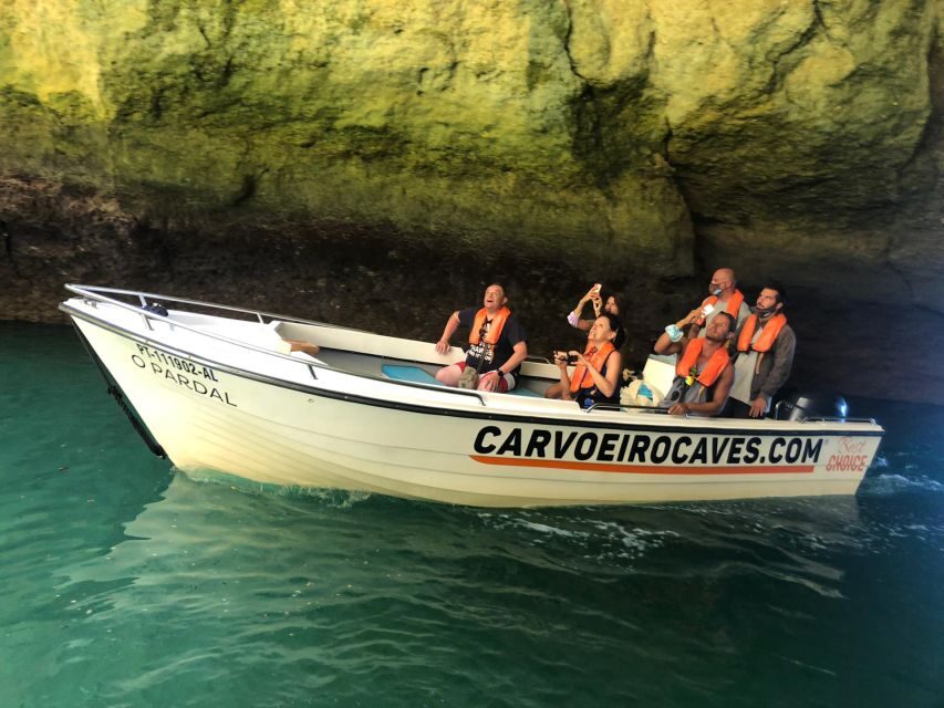 From Carvoeiro: Benagil Caves and Praia da Marinha Boat Trip - Praia da Marinha arches: why this stretch earns its reputation