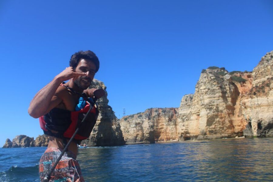 From Lagos: Algarve Coast and Caves by Kayak - The 2.5-Hour Flow: Grottos, Snorkel Time, and a Boat-Only Beach