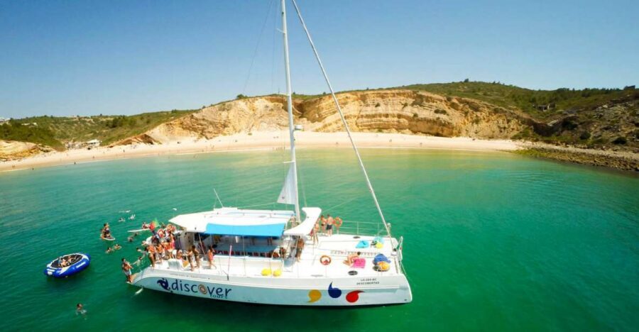 From Lagos: Algarve Cruise by Catamaran - Sailing past Ponta da Piedade’s cliffs and grottoes