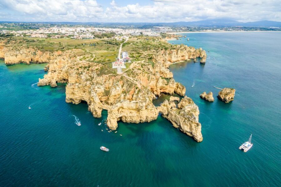 From Lagos: Algarve Golden Coast Cruise - Getting started at Marina de Lagos (gate EFGHI)
