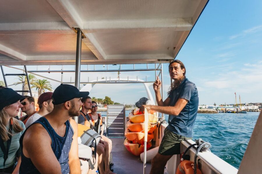 From Lagos: Kayaking and Boat Cave Explorer Tour - Getting Out on the Water: How the Kayak-and-Boat Combo Works