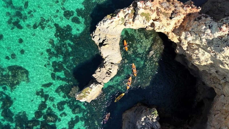 From Lagos: Ponta da Piedade Caves Kayak Tour from Catamaran - Weather and sea conditions: when the day changes