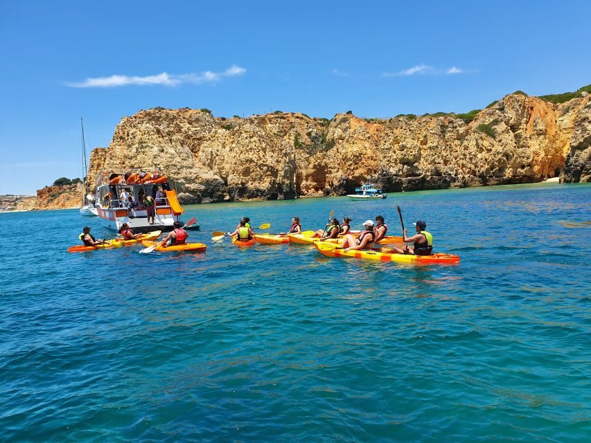 From Lagos: Ponta da Piedade Caves Kayak Tour from Catamaran - Who this tour fits best: kayaking confidence optional