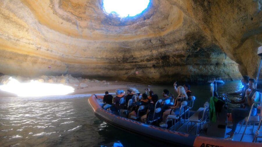 From Lagos: Scenic Cruise to the Benagil and Carvoeiro Caves - Algar de Benagil skylight: the photo moment that steals the show