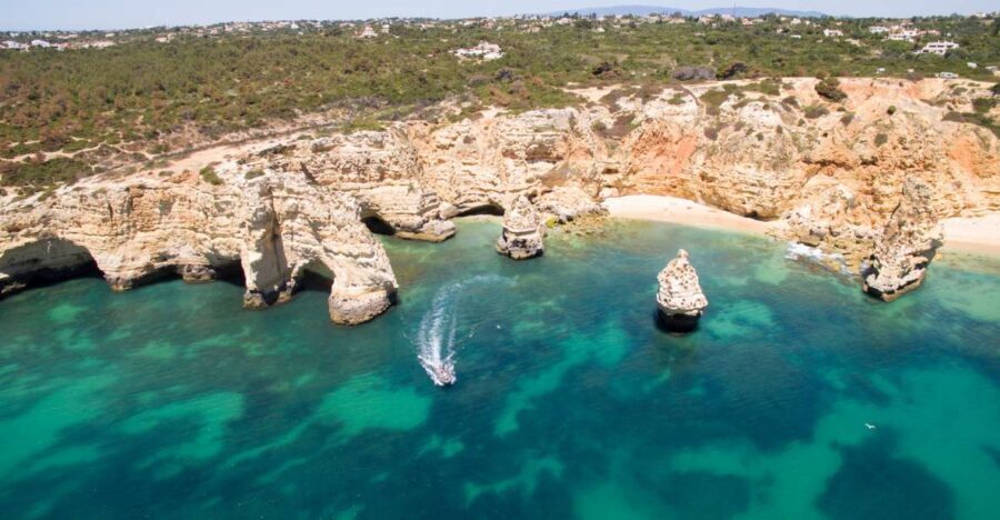 From Portimao: Benagil Cave and Marinha Beach Boat Tour - Algar Seco cave names you’ll spot on the water