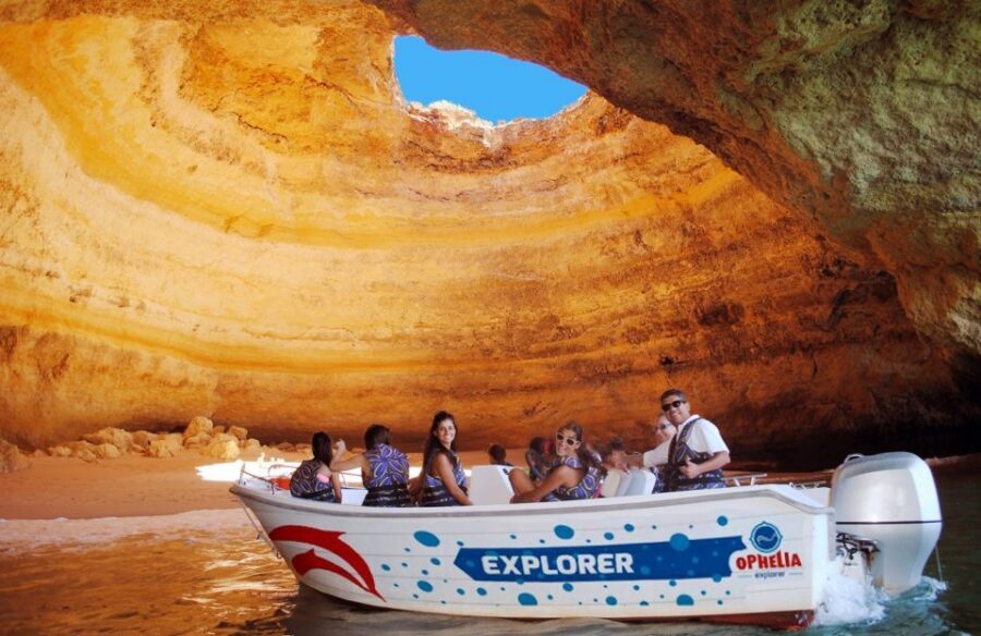 From Portimão: Catamaran Cruise to Benagil Caves with BBQ - BBQ lunch on the beach: food, drinks, and the semi-relaxed vibe