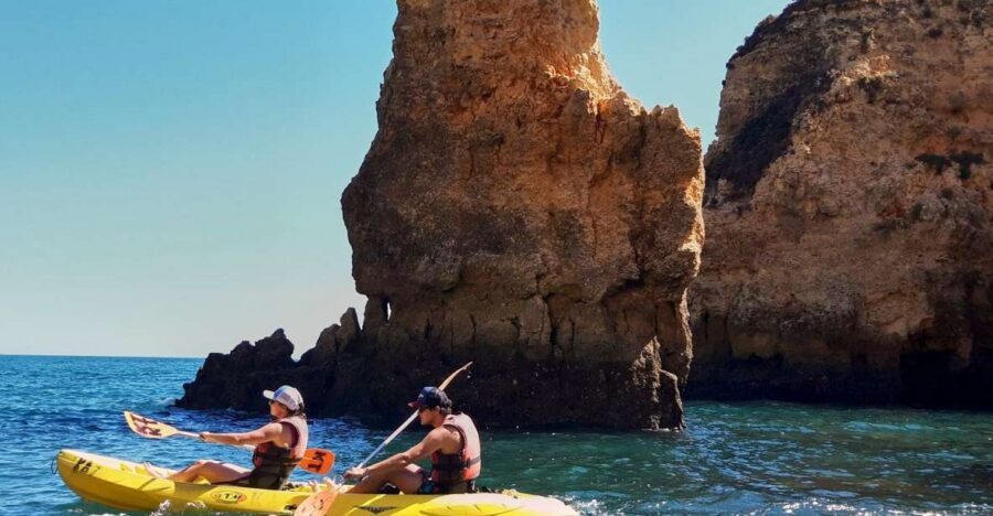 Lagos: Guided Kayak Tour - Praia de Batata Start: Gear Up Near Forte de Bendeira