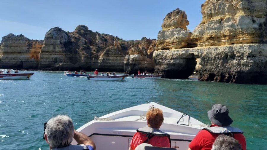 Lagos: Ponta Piedade Sail & Caves Cruise w/Portuguese Tapas - Setting Off From Marina de Lagos (and Why the Views Start Fast)