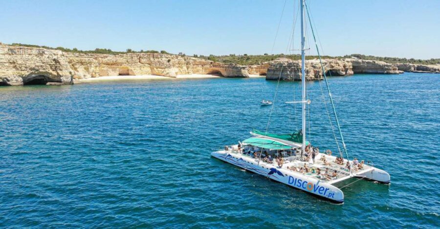 Portimao: Benagil Caves & Coastline Cruise - Catamaran Comfort for the Benagil Coast