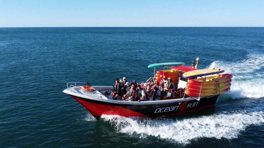 Portimão: Benagil Caves Speedboat and Kayak Guided Tour - Key things to know before you go