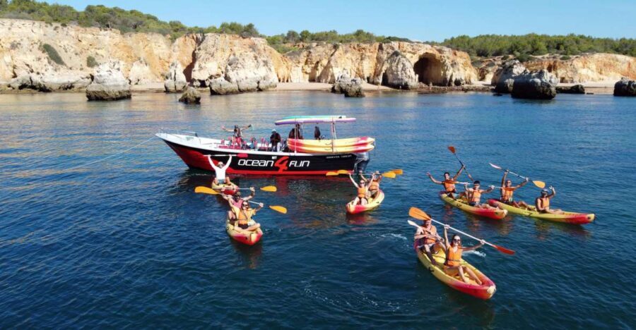 Portimão: Benagil Caves Speedboat and Kayak Guided Tour - Who should book this Benagil Caves speedboat and kayak tour