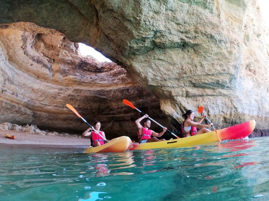 Portimão: Benagil Caves Speedboat and Kayak Guided Tour - Practical tips for a smoother day (arms, sun, and sea conditions)