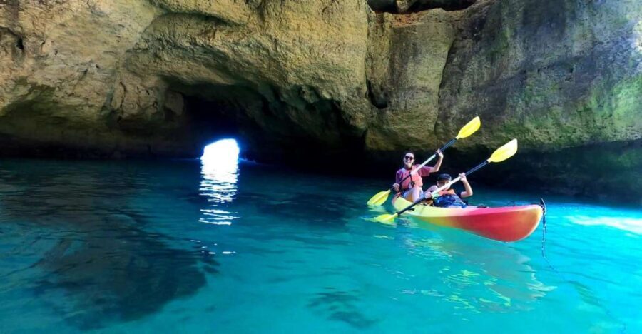 Portimão: Kayak Tour of Benagil Caves - The coast between stops: hidden coves, photo moments, and short paddles