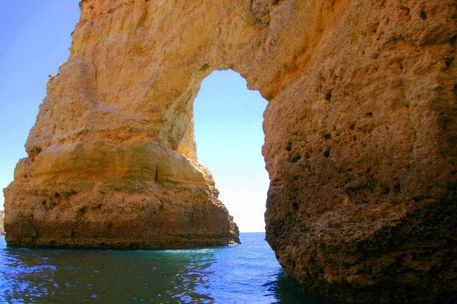 Portimão: Pirate Ship Cave Cruise - Entering the caves: Benagil and the route from Alfanzina to Marinha Beach