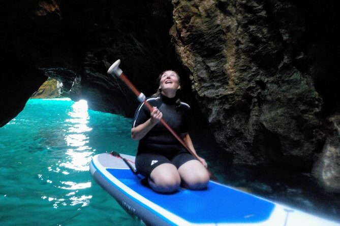 SUP Tour in Algarve Ingrina Caves w/ Snorkeling & Photos Included - Cliff Jumps: Optional, and Only When It Makes Sense