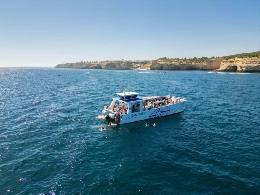 Vilamoura: Benagil Cave Quest Boat Tour - The route: Rocha, Marinha, and a whole string of formations